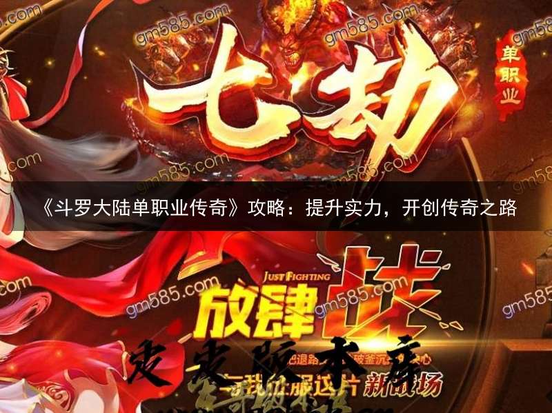 《斗罗大陆单职业传奇》攻略：提升实力，开创传奇之路